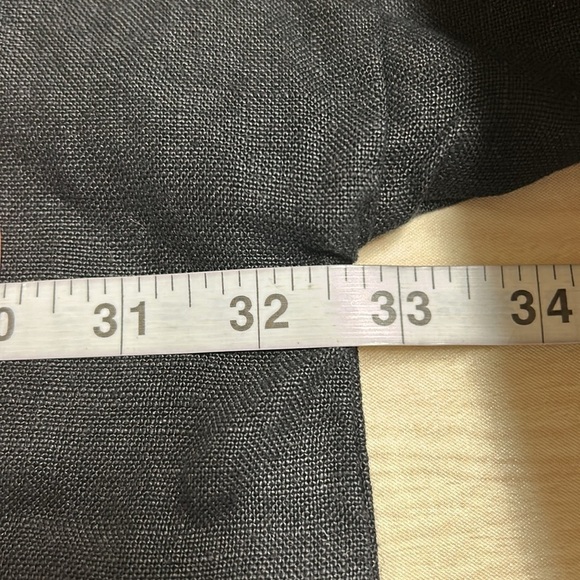 Eskandar Neiman Marcus Black Linen Open Front Jacket Size 1 - Picture 5 of 6